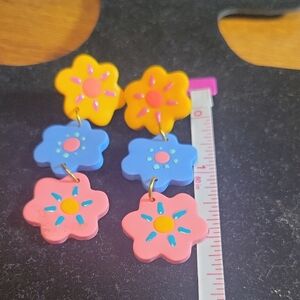 Floral Multicolor Earrings